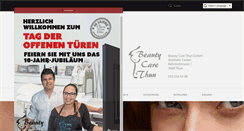 Desktop Screenshot of beauty-care-thun.ch